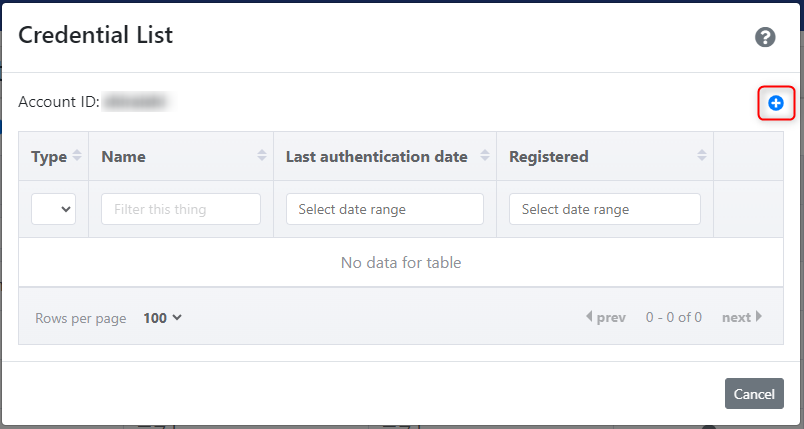 Register an authenticator to your account