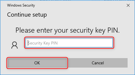 Register an authenticator to your account