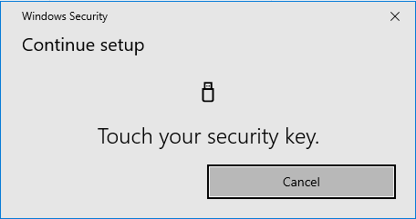 Register an authenticator to your account