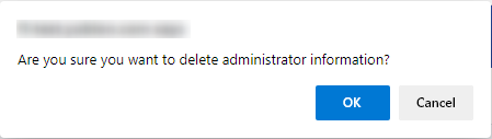 Delete Administrator