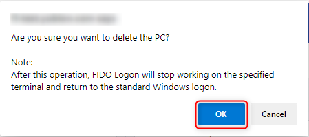 Delete PC