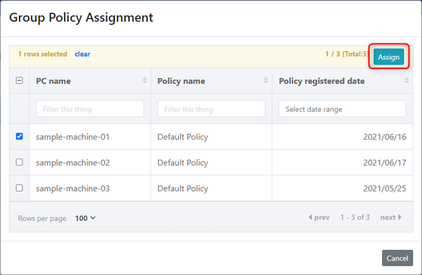 PC assignment