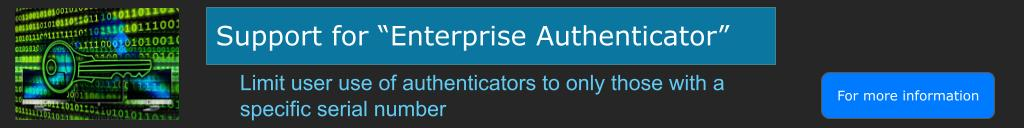 Enterprise authenticator